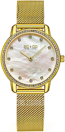 So & Co New York Chelsea Srebrny/Stal w odcieniu złota Ø34 mm 5586.2