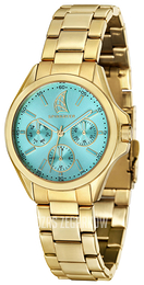 Spinnaker Tiller Niebieski/Stal w odcieniu złota Ø36 mm SP-6002-55