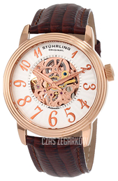 Stührling Original Srebrny/Skóra Ø44 mm 107A.3345K34