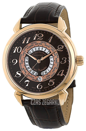 Stührling Original Brązowy/Skóra Ø44 mm 118A.SO.3345K59