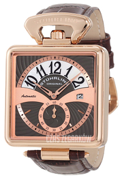 Stührling Original Szary/Skóra Ø42 mm 146A.334K54