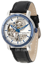 Stührling Original Srebrny/Skóra Ø40 mm 169.33U52