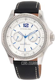 Stührling Original Srebrny/Skóra Ø48.8 mm 176C.33152