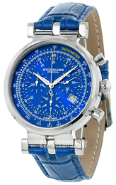 Stührling Original Niebieski/Skóra Ø42 mm 211.3315C6