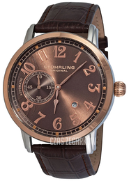 Stührling Original Classic Legacy Brązowy/Skóra Ø48 mm 229A.3327K59