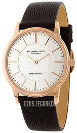 Stührling Original Classic Newberry Srebrny/Skóra Ø39 mm 238.3245K2