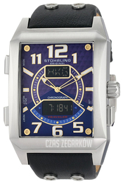 Stührling Original Niebieski/Skóra Ø42 mm 255B.33156