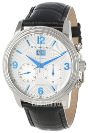 Stührling Original Srebrny/Skóra Ø46 mm 286.33152