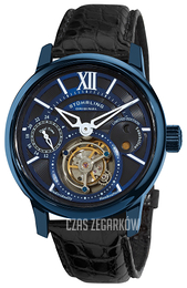Stührling Original Tourbillon Czarny/Skóra Ø45 mm 296C.33X5X81