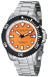 Stührling Original Aquadiver Pomarańczowy/Stal Ø45 mm 328B.331117
