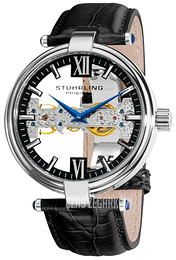 Stührling Original Emperor Czarny/Skóra Ø46 mm 330.33151