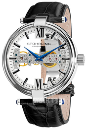 Stührling Original Emperor Srebrny/Skóra Ø46 mm 330.33152