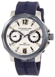 Stührling Original Srebrny/Guma Ø35 mm 332.122U6C2