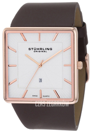 Stührling Original Srebrny/Skóra Ø38 mm 342.3345K2