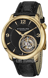 Stührling Original Tourbillon Czarny/Skóra Ø42.9 mm 390.333X51