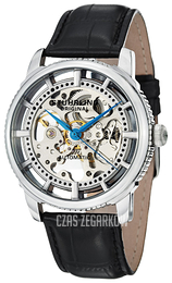 Stührling Original Classic Winchester Srebrny/Skóra Ø42 mm 393.33152