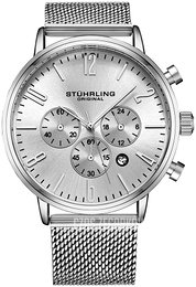 Stührling Original Monaco Srebrny/Stal Ø48 mm 3932.2