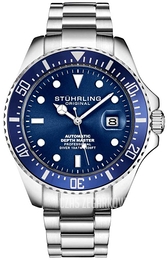 Stührling Original Aquadiver Niebieski/Stal Ø42 mm 3940.2