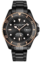 Stührling Original Aquadiver Czarny/Stal Ø42 mm 3940.3