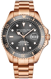 Stührling Original Aquadiver Szary/Stal w kolorze różowego złota Ø42 mm 3940.5