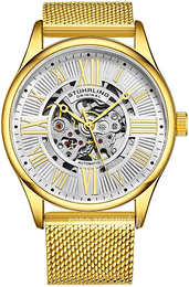 Stührling Original Atrium Srebrny/Stal w odcieniu złota Ø42 mm 3942M.4