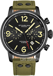 Stührling Original Aviator Czarny/Skóra Ø45 mm 3956.5