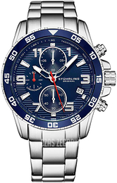 Stührling Original Concorso Niebieski/Stal Ø40 mm 3957.2