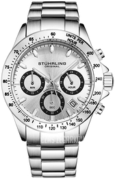 Stührling Original Aquadiver Srebrny/Stal Ø42 mm 3960.9