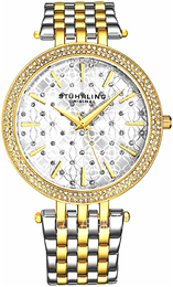 Stührling Original Monaco Srebrny/Stal w odcieniu złota Ø39 mm 3962.4