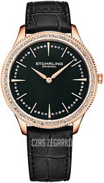 Stührling Original Symphony Czarny/Skóra Ø38 mm 3985.4