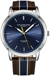Stührling Original Classic Niebieski/Skóra Ø44 mm 3992.1