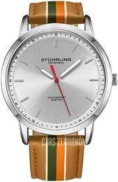 Stührling Original Classic Srebrny/Skóra Ø44 mm 3992.2