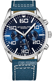 Stührling Original Aviator Niebieski/Skóra Ø42 mm 4001.4