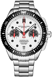 Stührling Original Velocity Biały/Stal Ø42 mm 4016.2