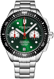 Stührling Original Velocity Zielony/Stal Ø42 mm 4016.3