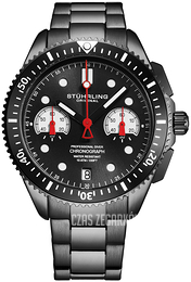 Stührling Original Velocity Czarny/Stal Ø42 mm 4016.4