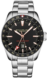 Stührling Original Voyager GMT Czarny/Stal Ø42 mm 4017.1