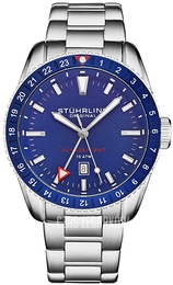 Stührling Original Voyager GMT Niebieski/Stal Ø42 mm 4017.2