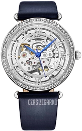 Stührling Original Luxe Srebrny/Skóra Ø38 mm 4022.2