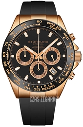 Stührling Original Monaco Vanguard Elite Navigator Czarny/Guma Ø42 mm 4050.4
