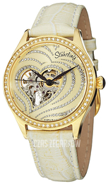 Stührling Original Zloty/Skóra Ø36 mm 429.2235P31