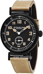 Stührling Original Aviator Czarny/Skóra Ø42 mm 456.02