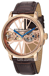 Stührling Original Zloty/Skóra Ø46 mm 527.3345K14