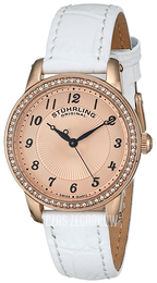 Stührling Original Symphony Różowe złoto/Skóra Ø34 mm 651.03