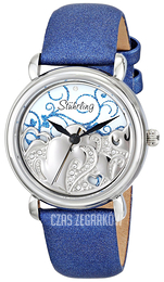 Stührling Original Srebrny/Skóra Ø34 mm 709.02