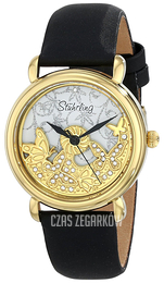 Stührling Original Srebrny/Skóra Ø34 mm 715.02