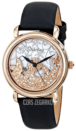 Stührling Original Srebrny/Skóra Ø34 mm 715.03