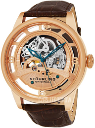 Stührling Original Legacy Różowe złoto/Skóra Ø48 mm 771.03