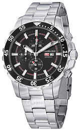 Stührling Original Concorso Czarny/Stal Ø46 mm 820.01