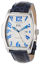 Stührling Original Srebrny/Skóra Ø42 mm 8233.33152